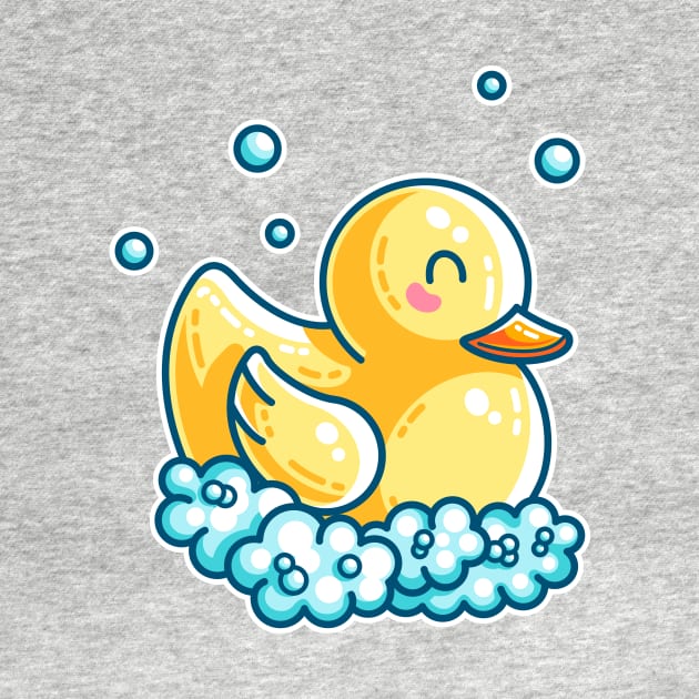 Kawaii Cute Bath Rubber Duck by freeves